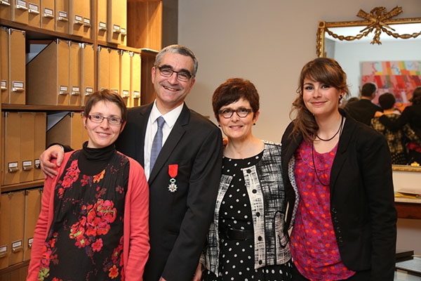 Alain Bonnin, président de l’université de Bourgogne, décoré de la Légion d’Honneur