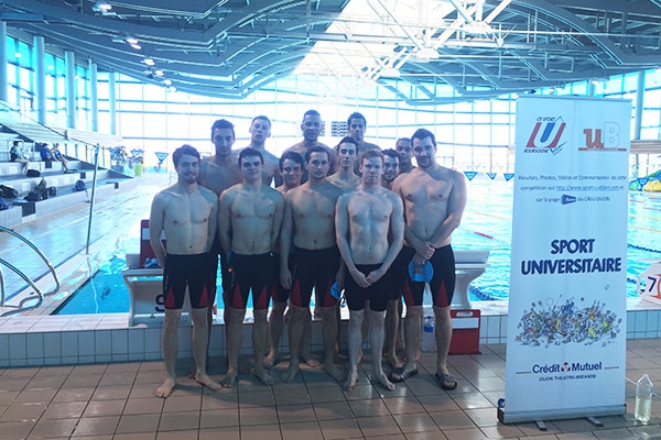 13 nageurs de l’uB battent le record de France universitaire de l’heure de natation