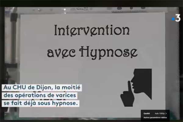 Deux diplômes de l’uB pour former les professionnels de santé à l’hypnose. Reportage France 3.