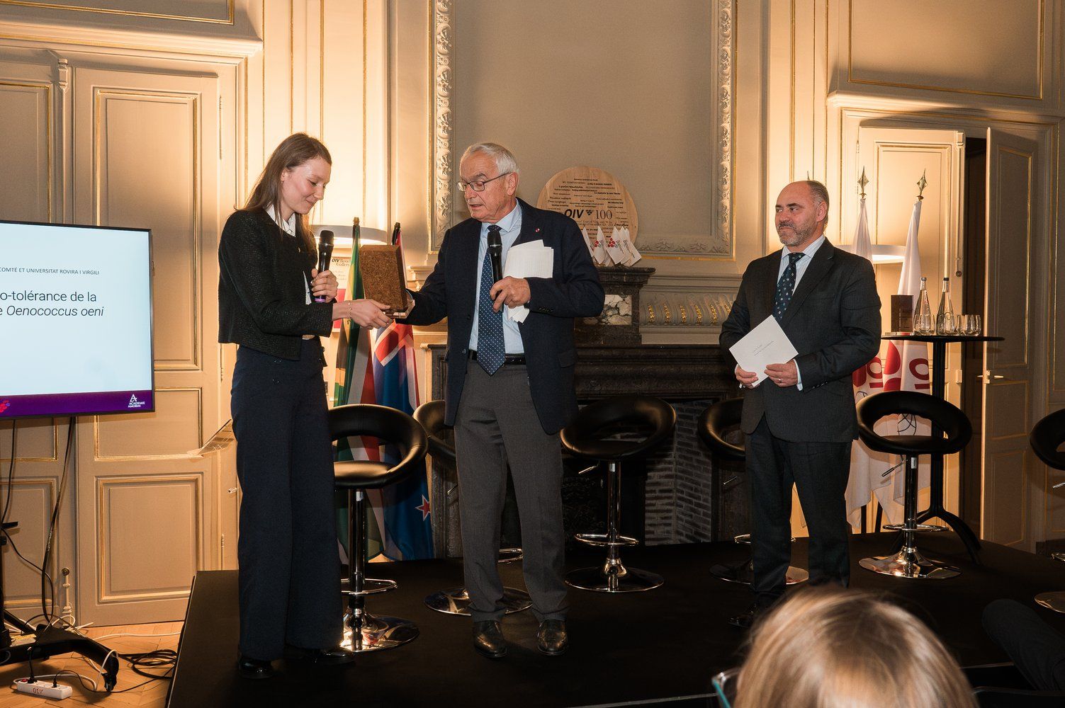 Camille Eicher, chercheuse à l’IUVV est lauréate du Grand Prix “Sciences et Recherche” de l’Académie Amorim