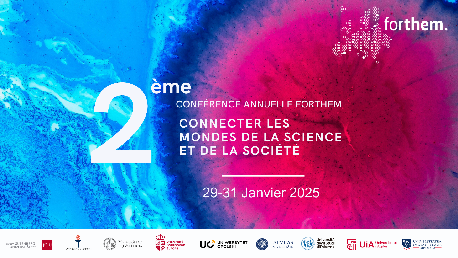 “Relier les mondes de la science et de la société” : 2ème conférence annuelle de l’Alliance FORTHEM