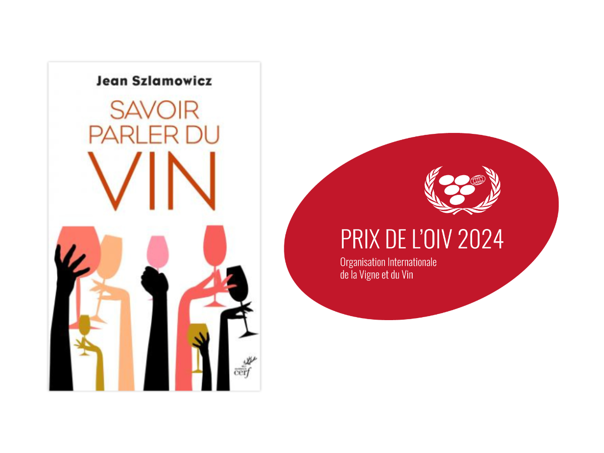 “Savoir parler du vin” de Jean Szlamowicz, ouvrage récompensé aux OIV Awards Ceremony