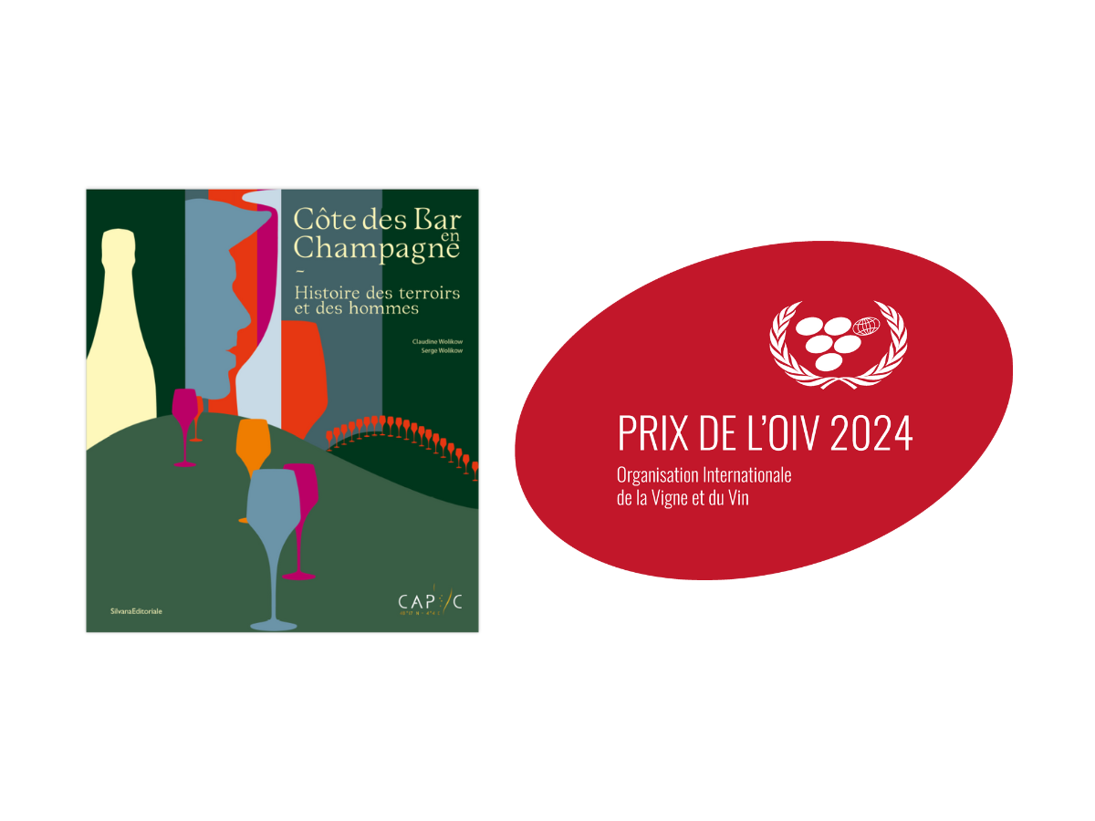 “Côte des Bar en Champagne – Histoire des terroirs et de hommes” de Serge Wolikow récompensé aux OIV Awards Ceremony