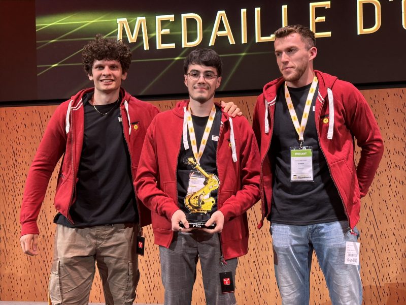 Médaille d’or pour les étudiants de l’ESIREM