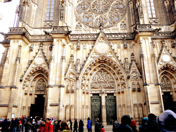 Cathédrale Saint-Guy au sein du château de Prague.