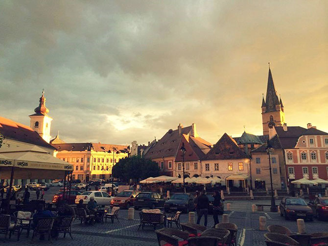 Ma ville en Roumanie.