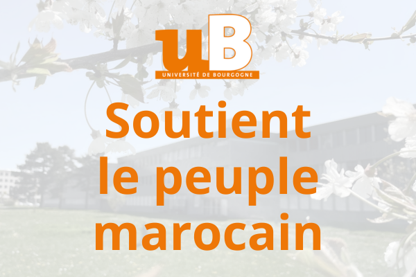 L’uB exprime son soutien au peuple marocain depuis le séisme