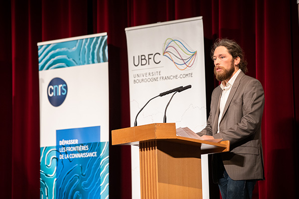 Aurélien Royer lauréat de la médaille de bronze des Talents CNRS