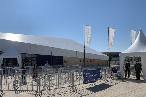 Un centre de vaccination sur le campus de Dijon